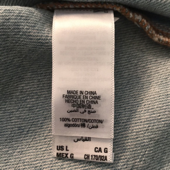 🆕 Juicy Couture Tattoo Patch Denim Jacket L - Picture 12 of 13